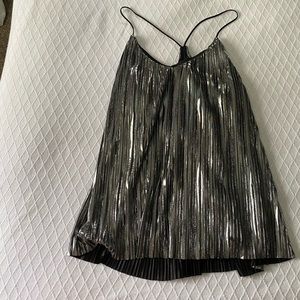 Express XS Silver Shimmer Top
